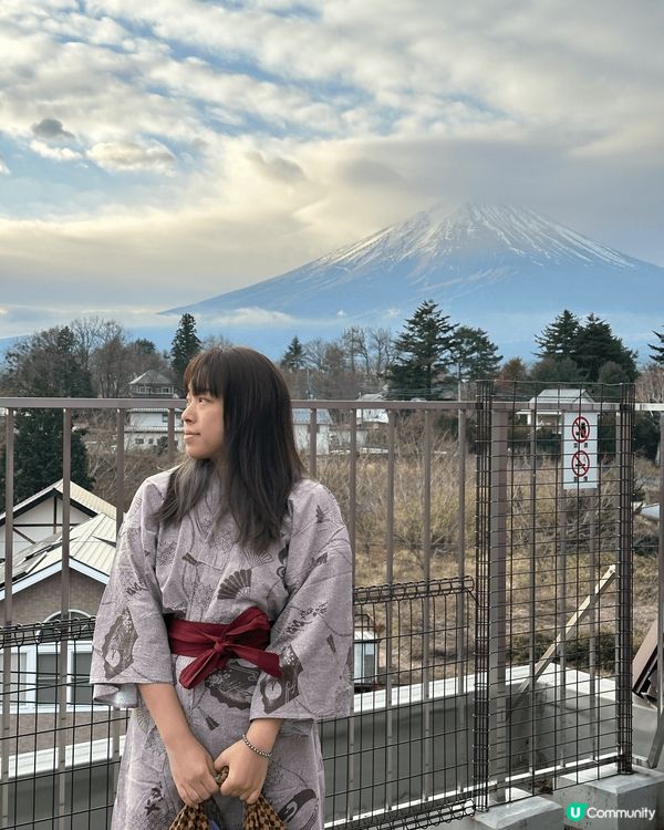 要睇到富士山，除咗天氣要好，都要靠運氣！我哋去嘅呢間吉池日式...