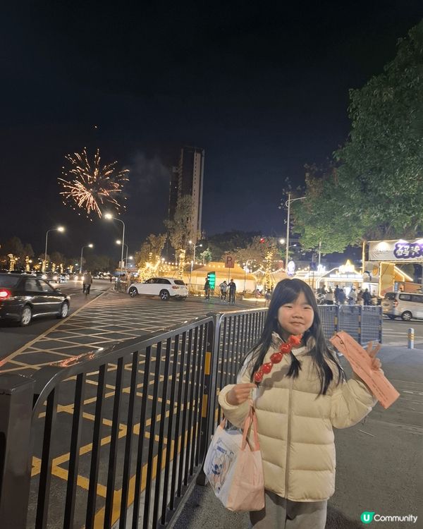 上次同家人去左順德漁人碼頭，個陣甘岩年30晚，其他市民有放煙...