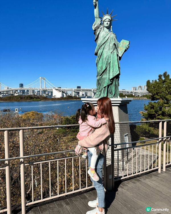 一家三口東京之旅，我們去了台場，睛空塔，上野動物公園。日本任...