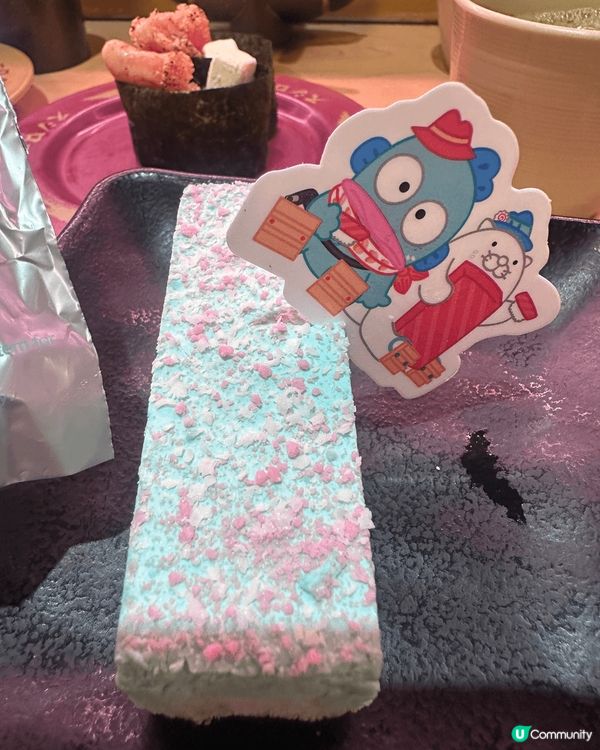 壽司郎期間限定同水怪Crossover，今次試咗水怪甜品，可...