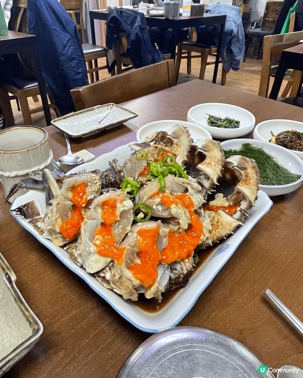 韓國的旅程中吃了著名的米芝蓮推介的醬油蟹，真味食堂這是我吃過...