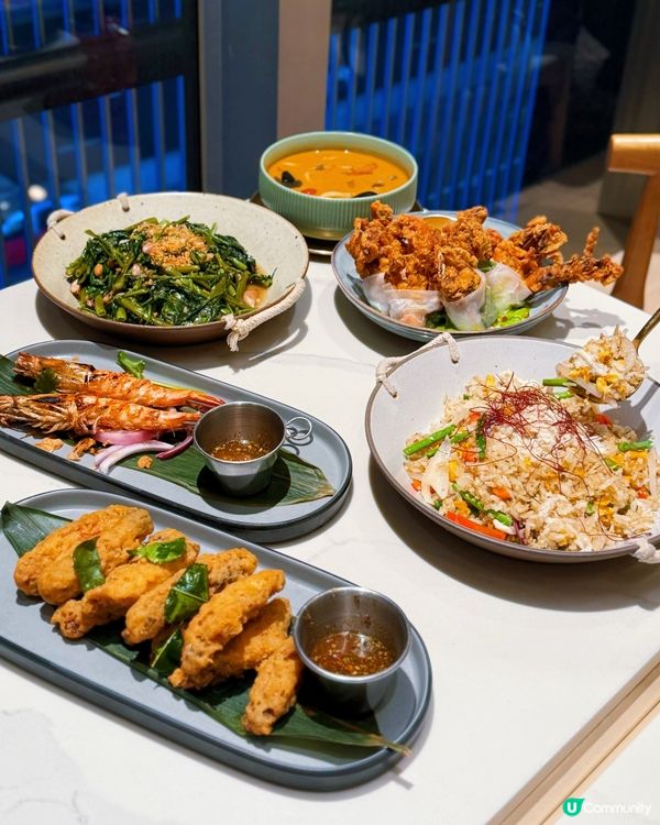 銅鑼灣世貿泰國菜😋望住海景食泰菜超寫意！