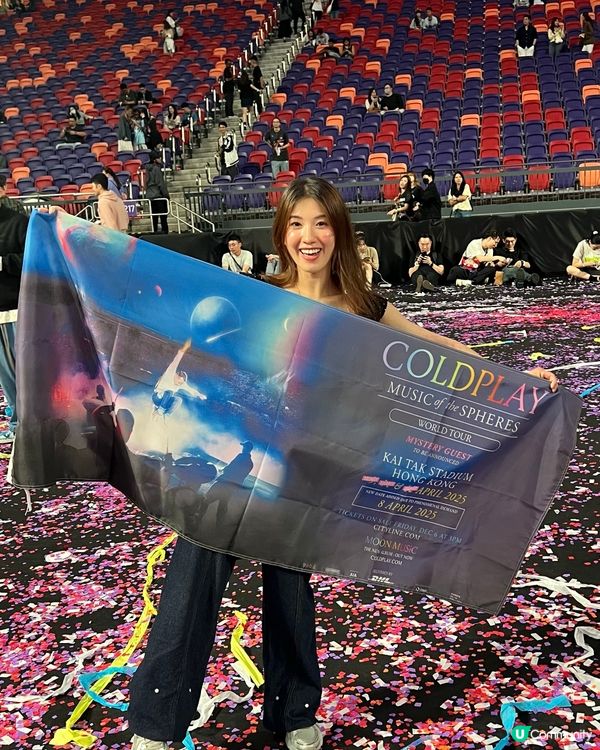 Coldplay香港啟德演唱會｜企位視角全記錄