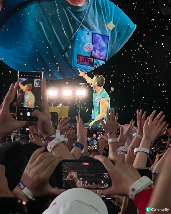 Coldplay香港啟德演唱會｜企位視角全記錄