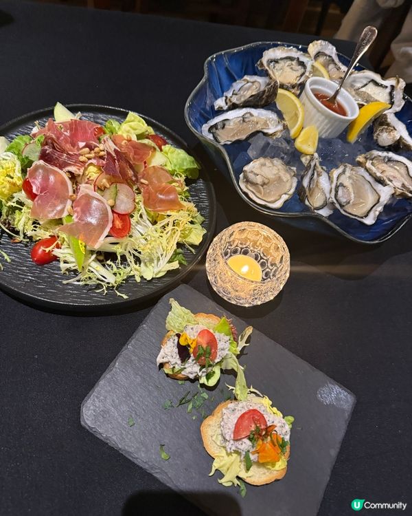 靚靚甜品畫碟,仲有1蚊1隻蠔??!