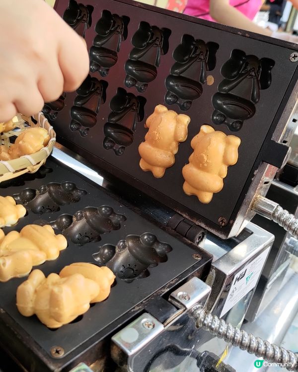 🔥台中日月潭必食打卡美食九蛙燒🐸青蛙造型雞蛋糕超可愛💜