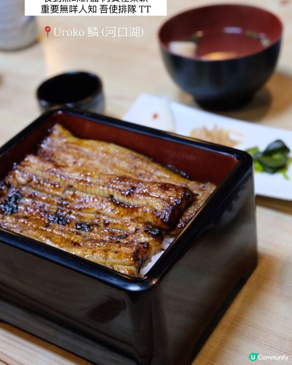 東京河口湖最驚艷鰻魚飯🐟♥️