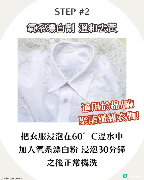 白衫變黃變灰點算？6大必學白Tee保養方法 讓衣物瞬間亮白如新！✨