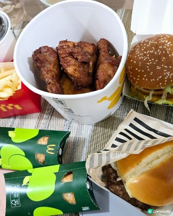 M記週末限定，超級優🍗🍔🍟🥤