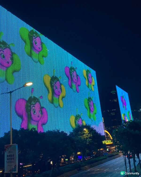 尖東的互動藝術裝置