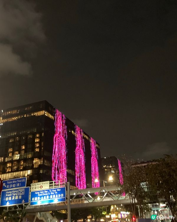 尖東的互動藝術裝置