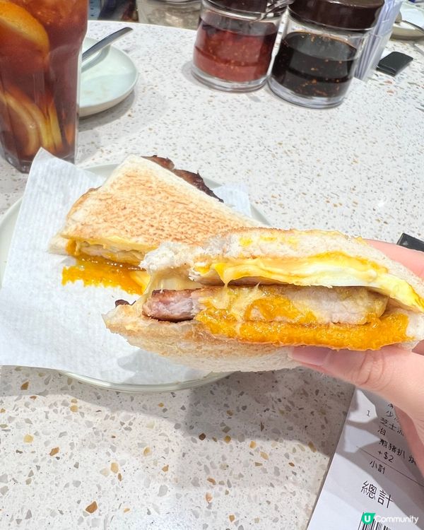 元朗永順必食🧀芝士流心豬扒三文治＋神級酥炸雞翼🤩