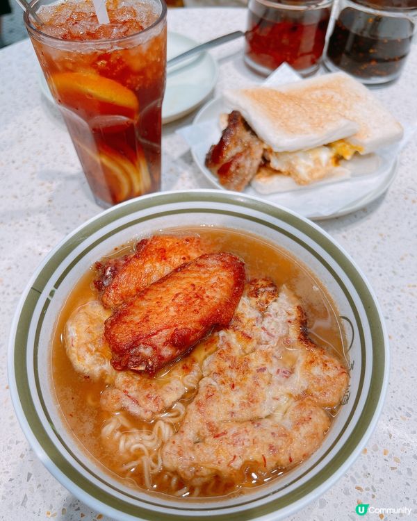 元朗永順必食🧀芝士流心豬扒三文治＋神級酥炸雞翼🤩