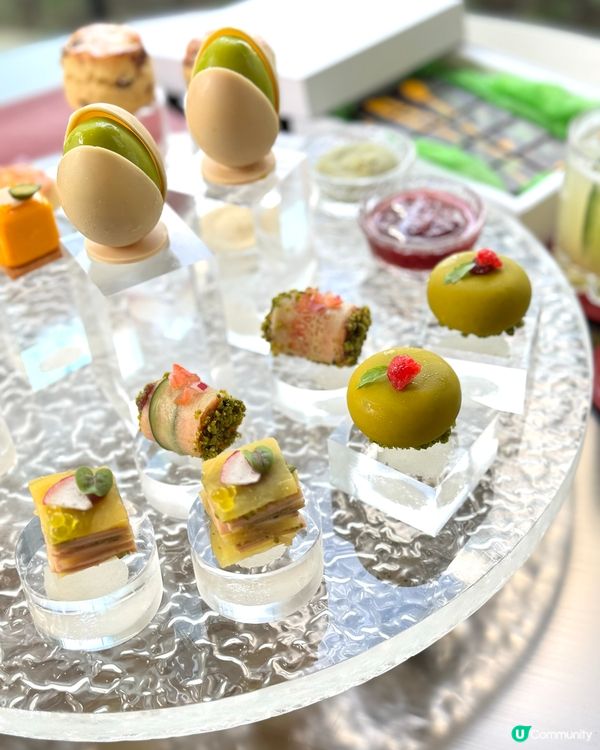 開心果控必試！💚 港麗酒店樂聚廊下午茶 🍰