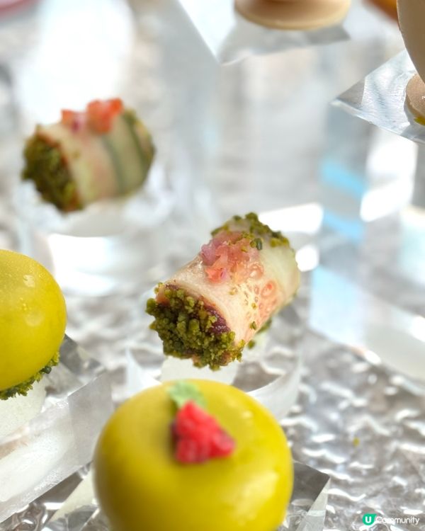 開心果控必試！💚 港麗酒店樂聚廊下午茶 🍰