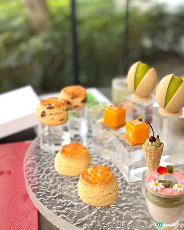 開心果控必試！💚 港麗酒店樂聚廊下午茶 🍰