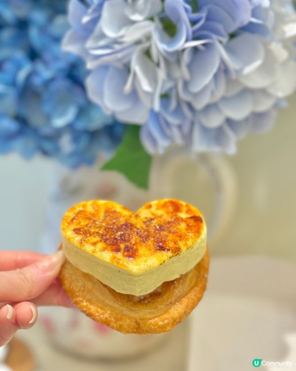 焦糖燉蛋蝴蝶酥 冰火交融新體驗🔥🍮🥐