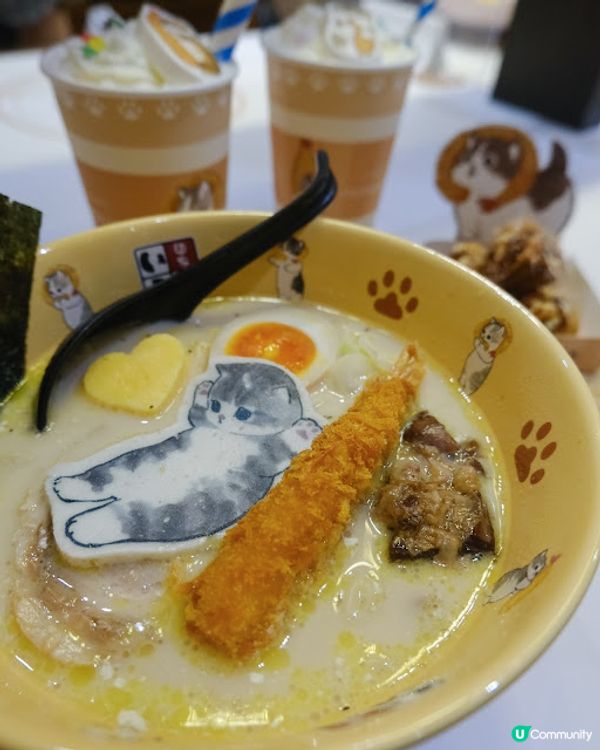 【吃下銅鑼灣】可愛爆擊Mofusand聯乘拉麵 - 富山麵家