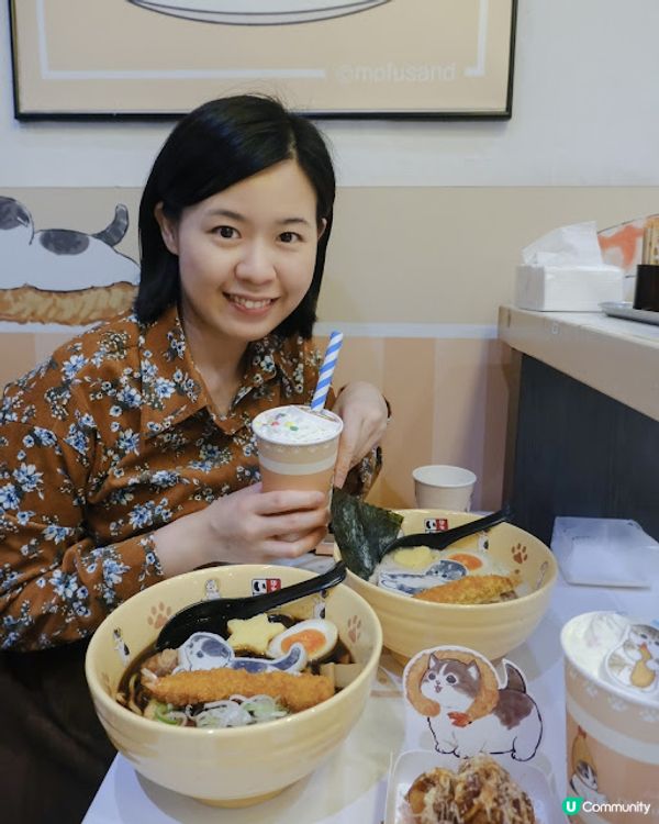 【吃下銅鑼灣】可愛爆擊Mofusand聯乘拉麵 - 富山麵家