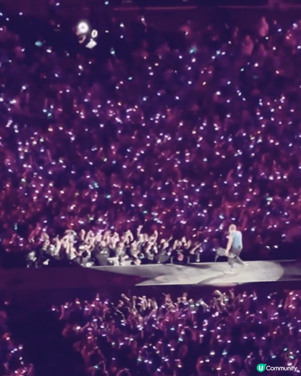 啟德Coldplay演唱會