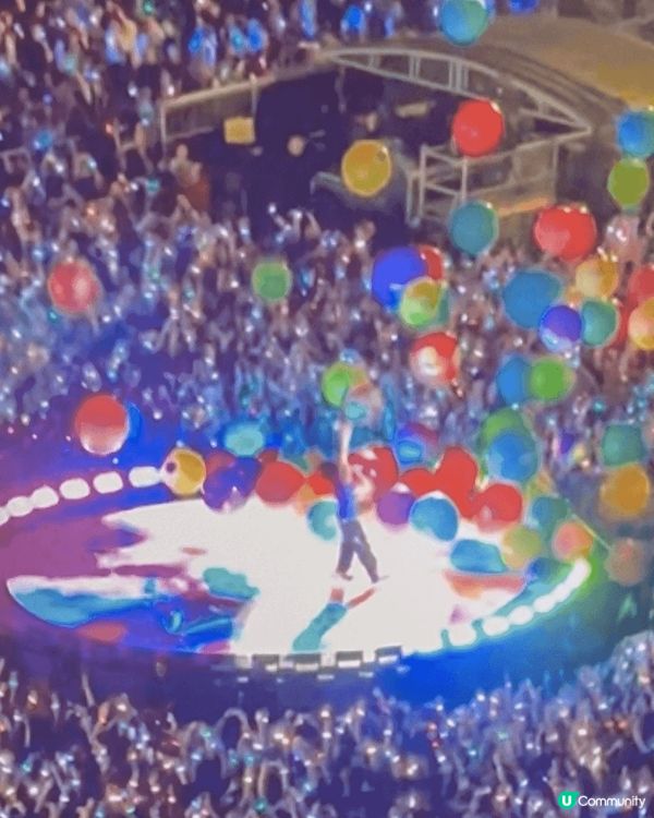 啟德Coldplay演唱會