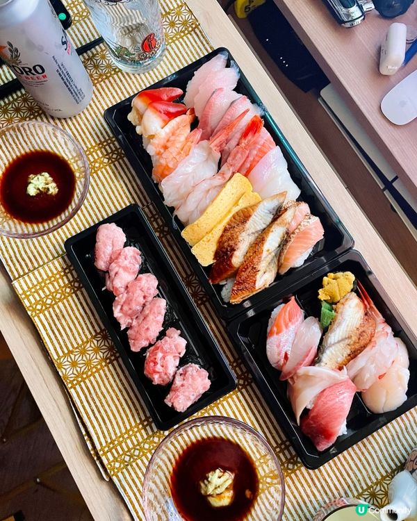 放假唔想煮飯？🍣壽司郎外賣好抵食🤩