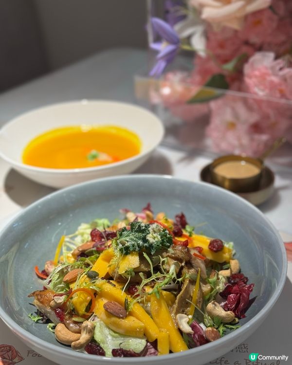 🌸悠花悠厨•原切牛排蔬果料理