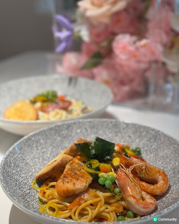 🌸悠花悠厨•原切牛排蔬果料理