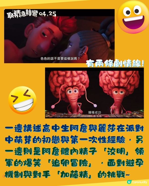 討論極高！最新動畫電影《取精急轉彎》🔥網民:以為AI惡搞🤭