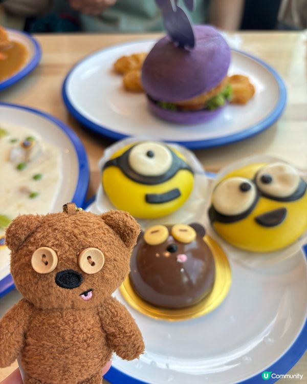 環球影城最新Minion園區 餐廳都有minion造型食品