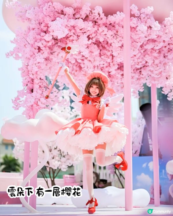 深圳布吉萬象匯櫻花主題打卡秘點🌸佔地1000平方米！4大打卡位‼️3間快閃店有售櫻花造型小食😍