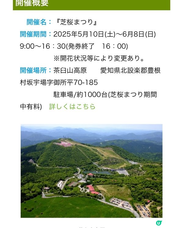 粉紅色的芝櫻毛毯🌸茶臼山高原芝櫻祭