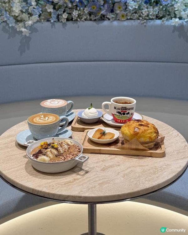 ☁️灣仔藍白色打卡Cafe