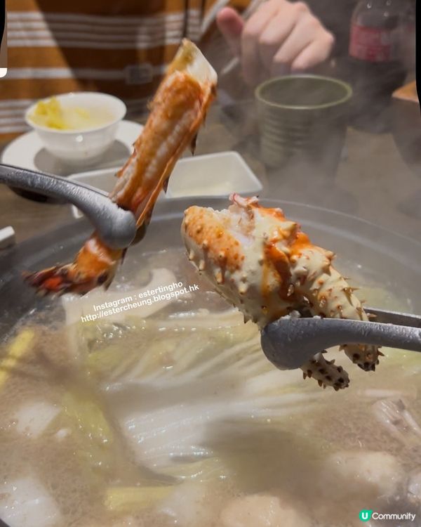 台北必食 💕 日本 A5和牛 + 帝王蟹 + 海鮮火鍋吃到飽