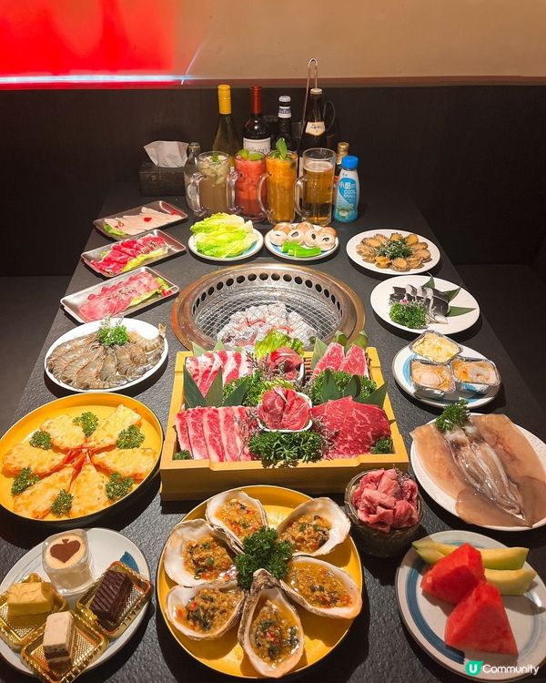 深圳食肉天堂🔥 大漁燒肉自助餐 🥩 人均200+