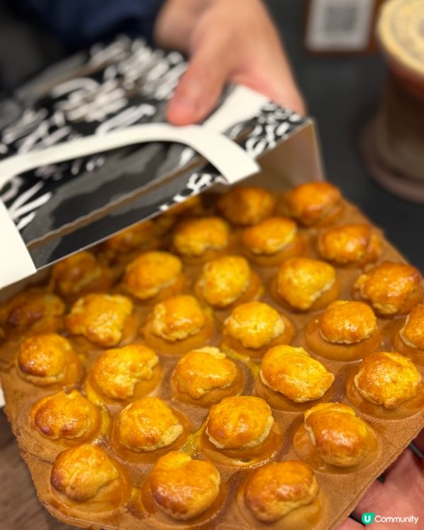 超可愛 有創意！菠蘿包雞蛋仔😍