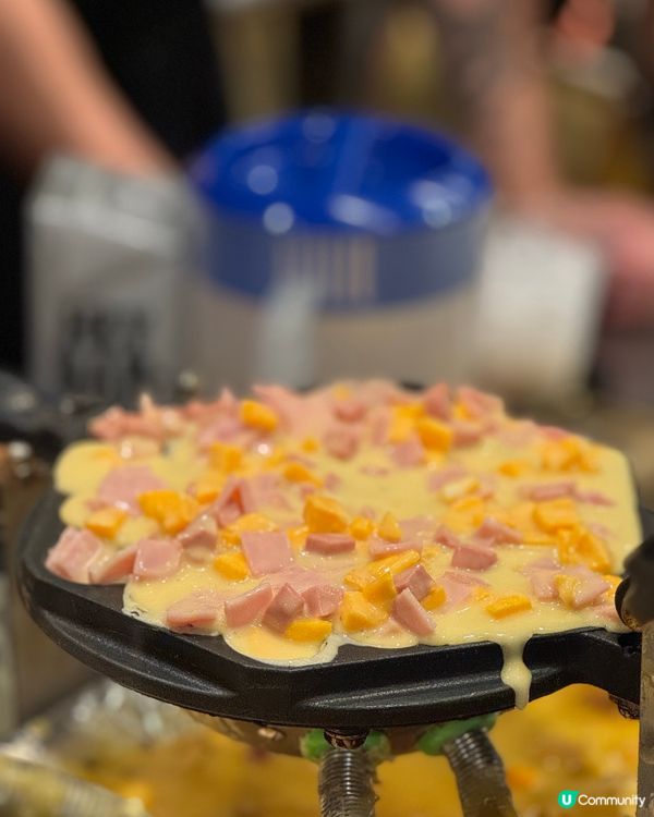 超可愛 有創意！菠蘿包雞蛋仔😍