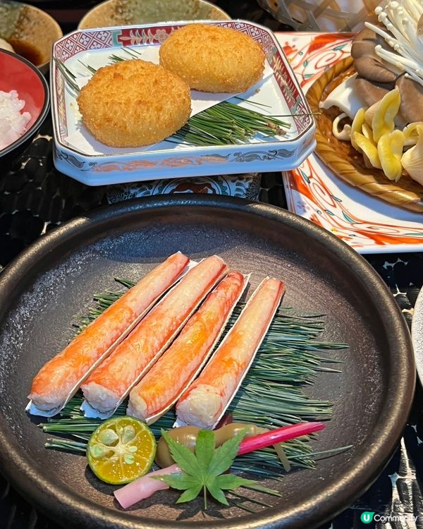 食蟹控必試！🦀 平安金融中心蟹道松葉蟹套餐