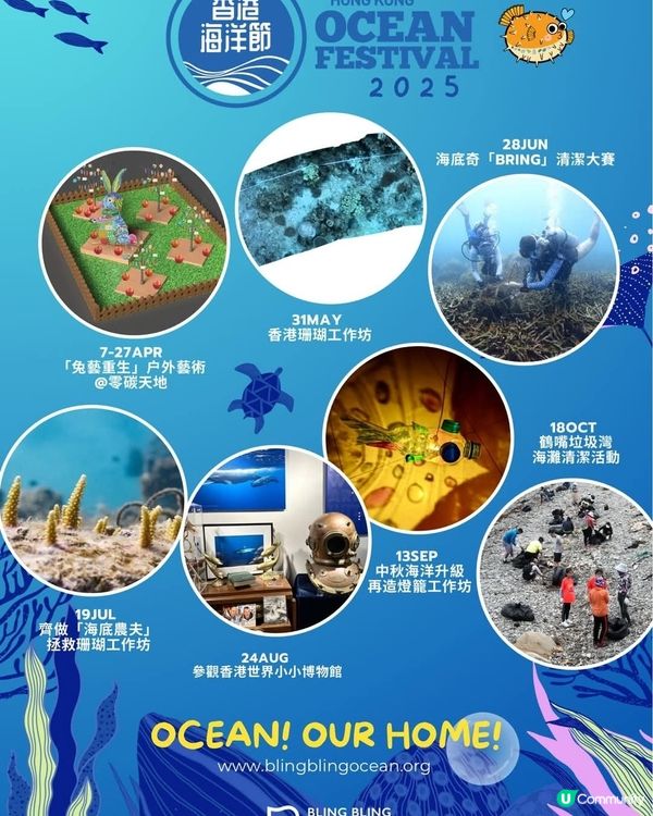 首屆Bling Bling Ocean香港海洋節