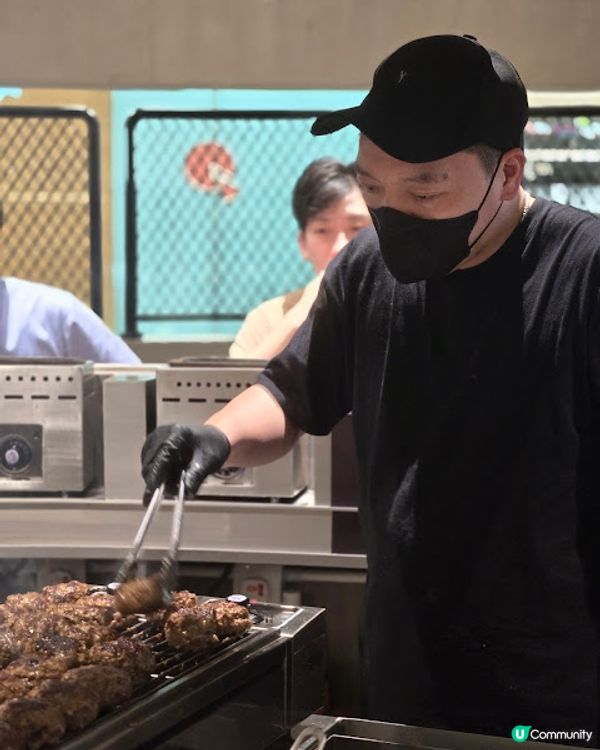 香噴噴的漢堡扒