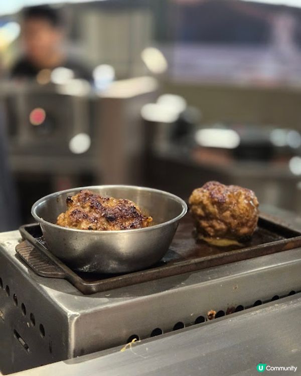 香噴噴的漢堡扒