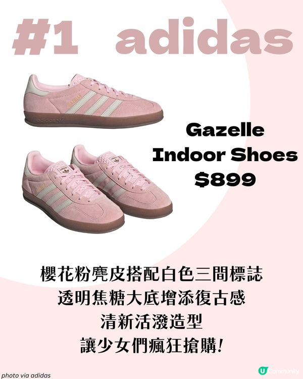 少女心爆發！2025最值得入手的8大櫻花粉波鞋清單🌸adidas/PUMA夢幻配色