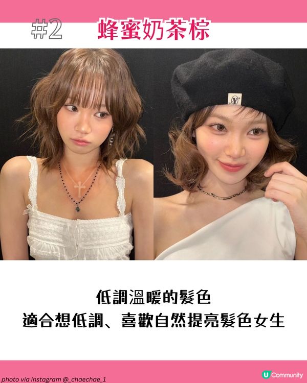 【2025夏日髮色圖鑑】8款女星同款髮色！必染「蜂蜜奶茶棕」溫柔系天花板、「黑茶色」偽素顏心機首選