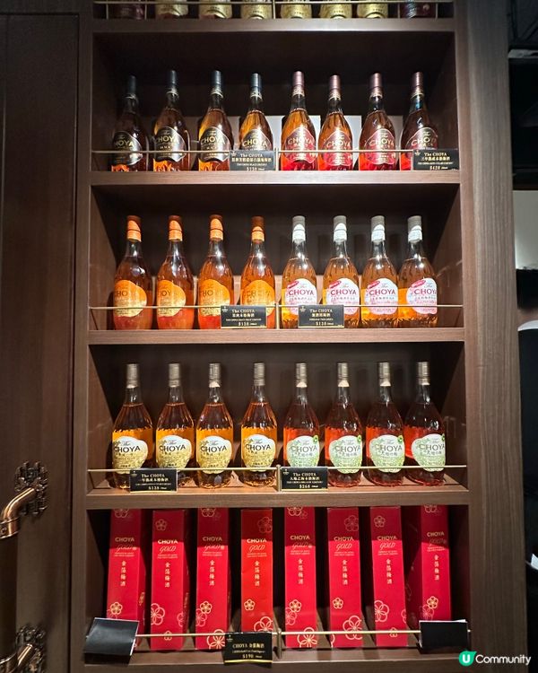 全港首間CHOYA梅酒酒吧餐廳🍸