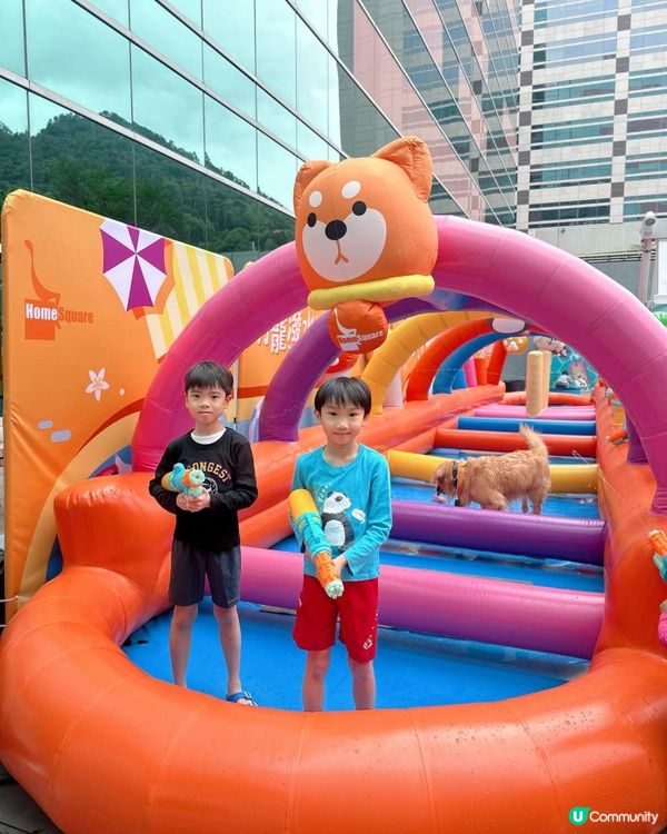 🎉 @homesquarehk搞咗個人寵潑水節