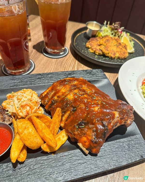 次次去親Ruby Tuesday都會叫佢哋既經典燒排骨😍真係...