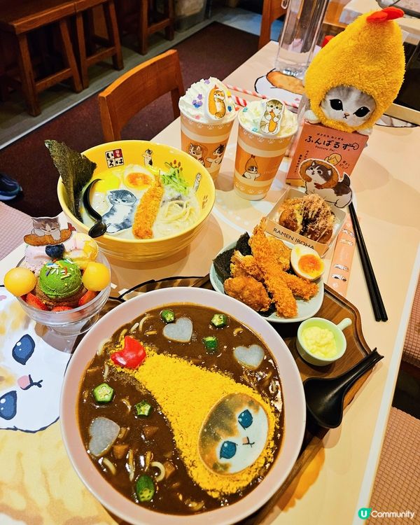 🍜富山麵家轉咗主題喇！今次係人氣貓咪Mofusand 🐱