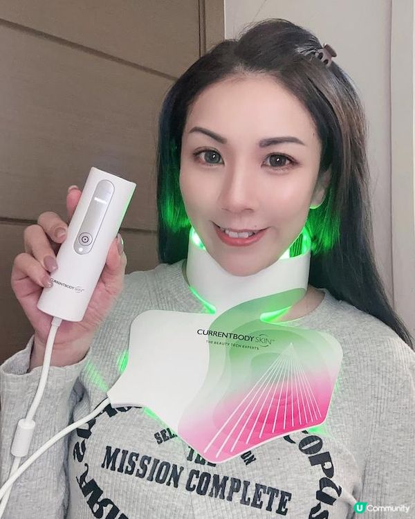 抗衰老神器 ♥ 亮白胸頸・減淡頸紋！►CurrentBody Skin LED光療亮白胸頸美容儀