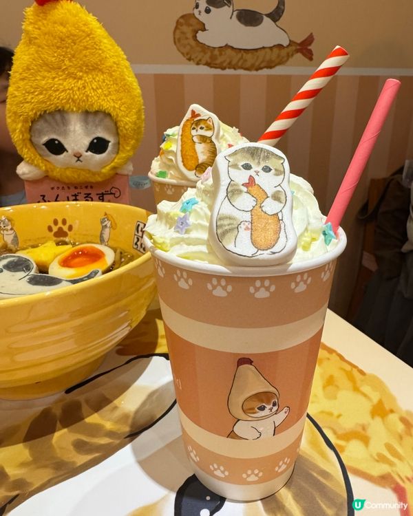 全店都係mofusand主題！拉麵碗都勁可愛！ 🍜