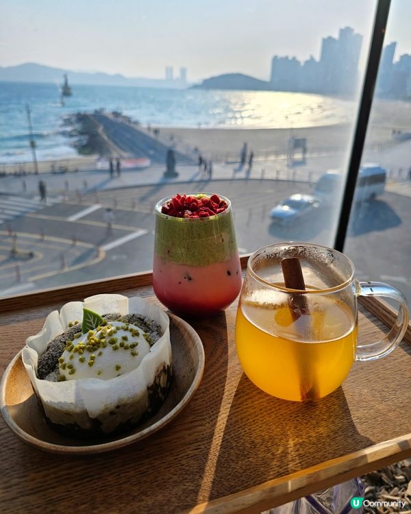 「釜山海雲台打卡聖地！Rendeja-Vous絕美海景咖啡廳